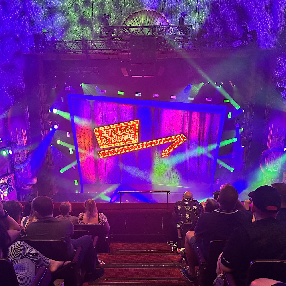 Really enjoyed watching Beetlejuice at the Prince Edward Theatre.